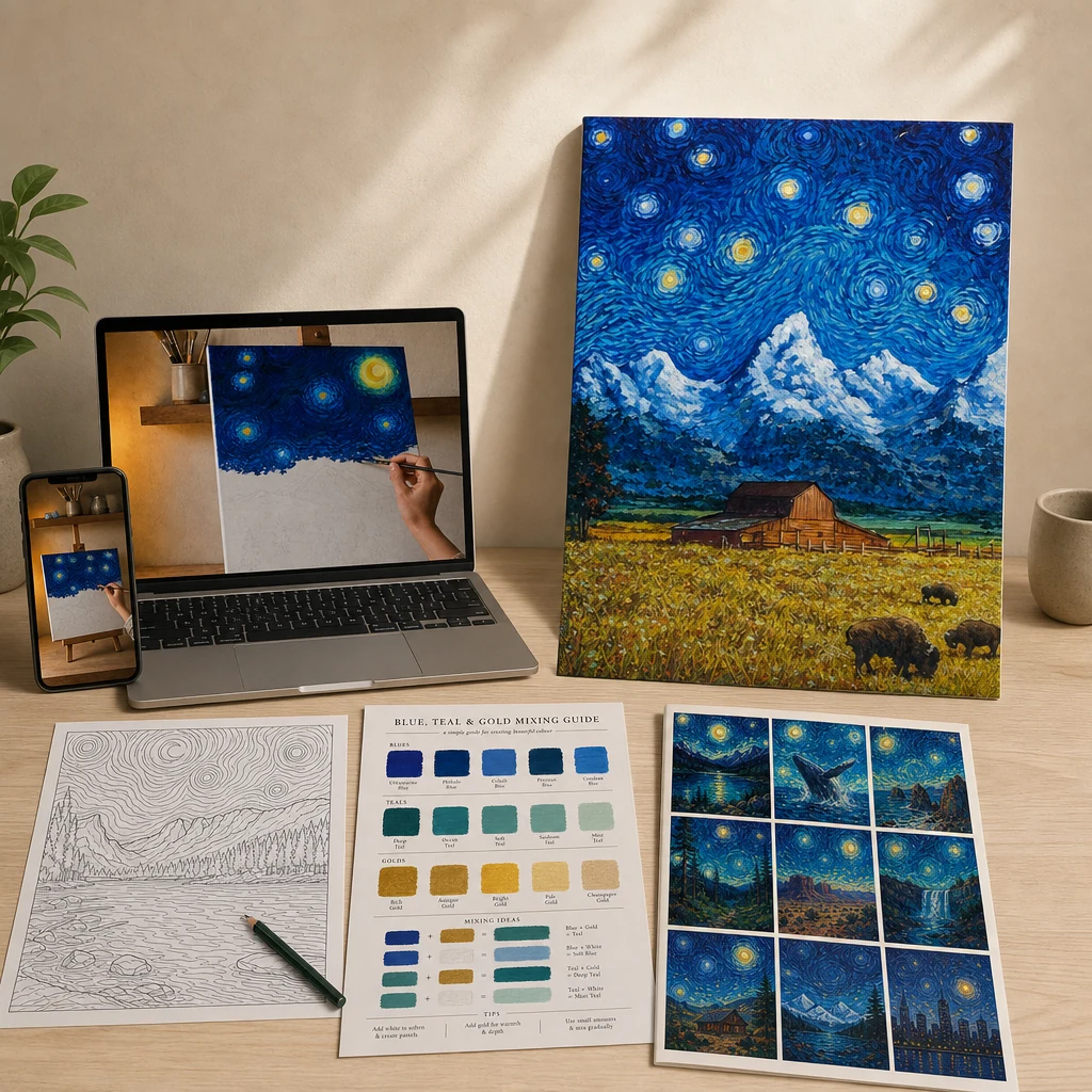 Full course package with all modules, bonuses, and the Touch of Blue Course